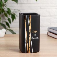 Ваза «Бамби», 9?9?18 см, керамика, МИКС