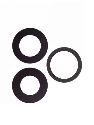 Стекло камеры (линза, объектив) для iPhone 16 Pro Max (OEM, комплект 3шт)