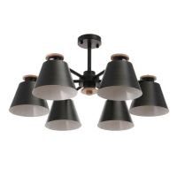 Люстра 1064/6BK E27 60Вт черный 75х75х50 см BayerLux