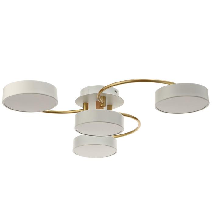 Светильник 35443/4 LED 96Вт 3000-6000К белый-золото 65х65х12 см BayerLux