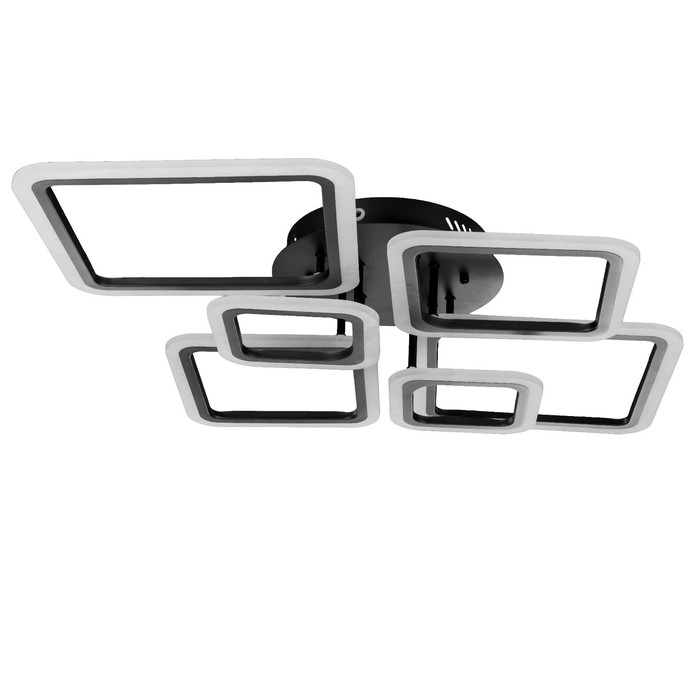 Люстра с ПДУ 59110/6BK LED 170Вт 3000-6000К диммер черный 106х74,5х13,5 см