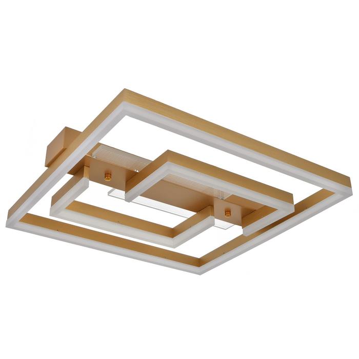 Люстра с ПДУ 1348/1 LED 152Вт 3000-6000К золото 51х50х9 см BayerLux