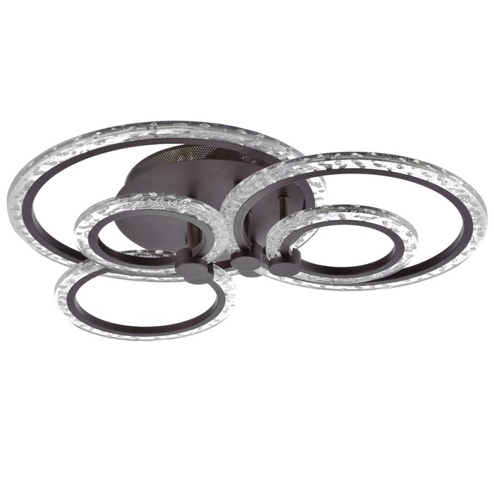 Люстра с ПДУ 1833/5CF LED 130Вт 3000-6000К диммер кофе 59,5х59,5х13 см BayerLux