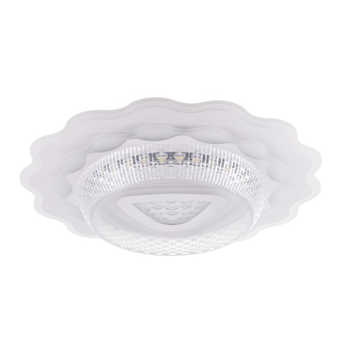 Люстра с ПДУ 1994/1 LED 130Вт 3000-6000К диммер белый 50х50х8 см BayerLux