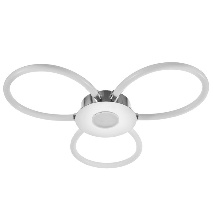 Люстра 1802/3 LED 60Вт 4000К хром 55х55х10 см BayerLux