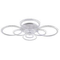 Люстра с ПДУ 1833/8WT LED 228Вт 3000-6000К диммер белый 95х58х15 см BayerLux