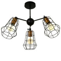 Люстра 2210/3 E27 40Вт черно-бронзовый 34,4х34,4х68 см BayerLux