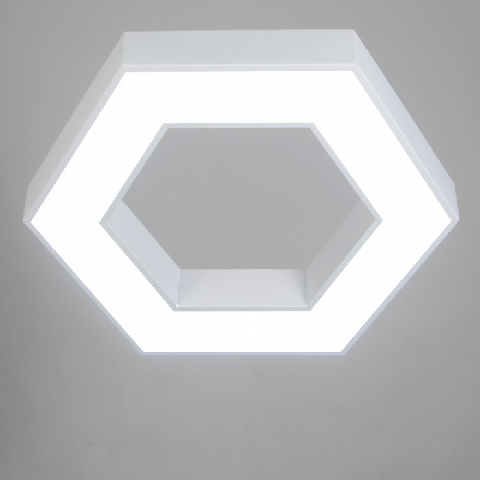 Люстра "Гексгон" LED 36Вт 4000К белый 60х60 см BayerLux