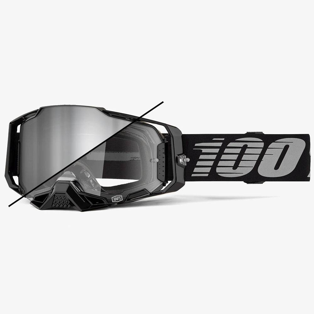 100% Armega Black (2025) очки для мотокросса