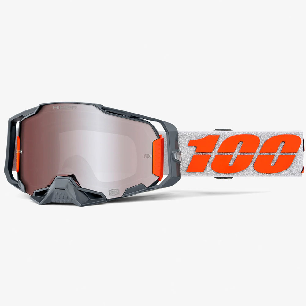 100% Armega Silver (2025) очки для мотокросса