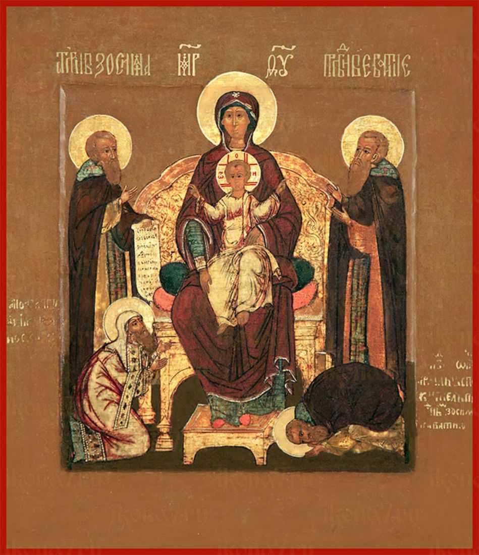 Киевская икона "Похвала": Заступница земли Русской (рукописная)