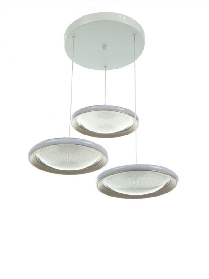 Люстра Isolde 126Вт Led 3000-6000К белый ?32х22см