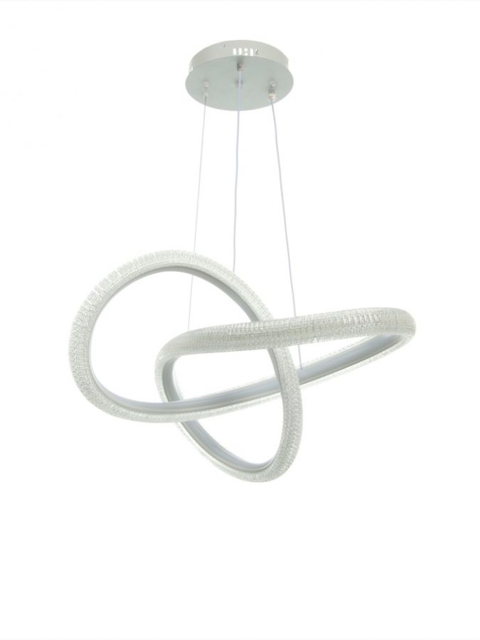 Люстра Carol 45Вт LED 4000-6000К белая 15х65х62+120см