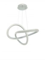 Люстра Carol 45Вт LED 4000-6000К белая 15х65х62+120см