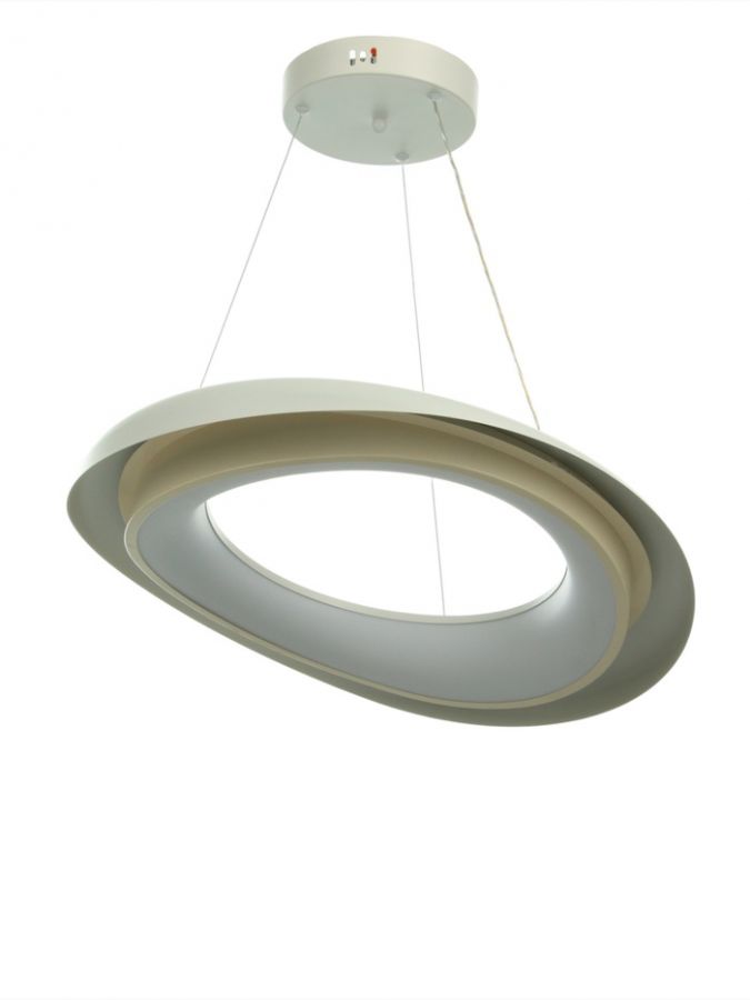 Люстра Hanna 80Вт Led 3000-6000К белый ?53х7см