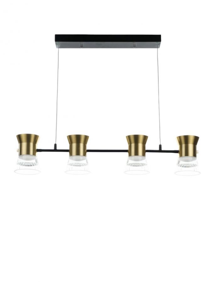 Светильник "Авион" LED 40Вт 4000К черно-золотой 90х11х12-212 см