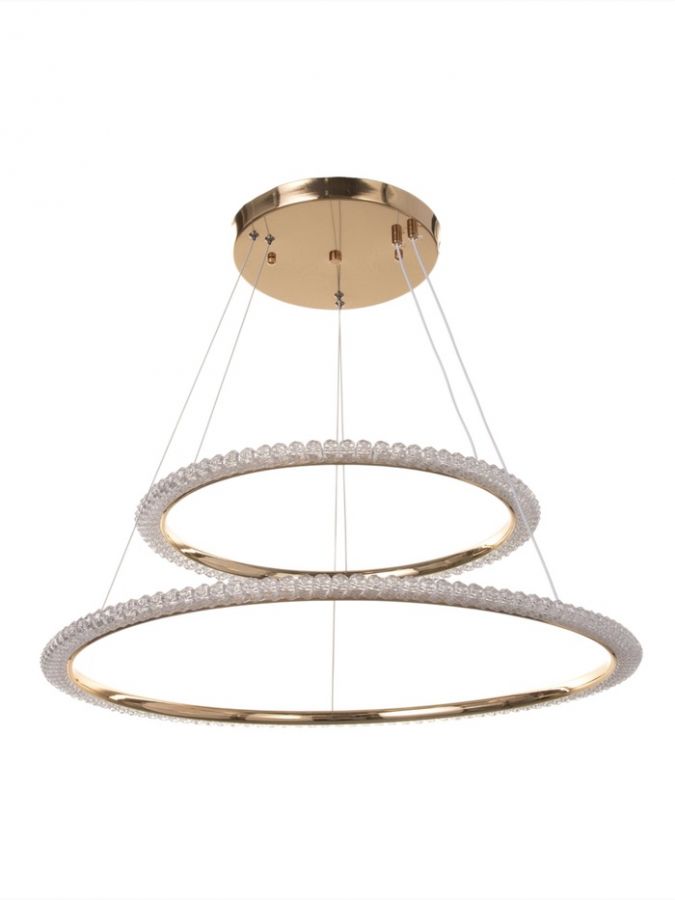 Люстра Dorothea 70Вт LED 4000-6000К золото 46х48х14+120см