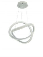 Люстра Caroline 50Вт LED 4000-6000К белая  43х43х19+120см