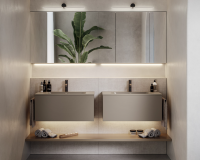 Мебель для ванной Berloni Bagno PIANI 05 - L 80 CM + 80 CM схема 1