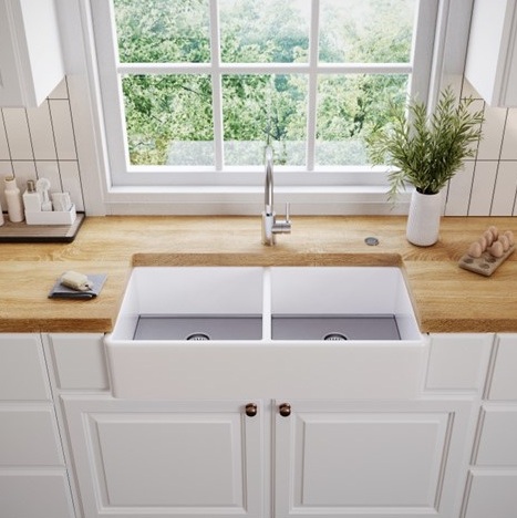 Изображение Мойка для кухни Alveus NEOCERAMIC 70 227982 81,2х44,8х21,2 двойная