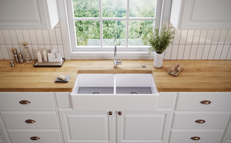 Мойка для кухни Alveus NEOCERAMIC 70 227982 81,2х44,8х21,2 двойная ФОТО