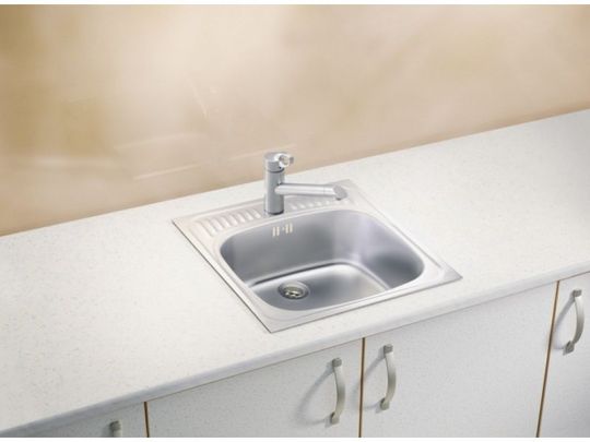 Мойка для кухни Alveus BASIC BASIC 130 1008825 46,5х46,5 см нержавеющая схема 2