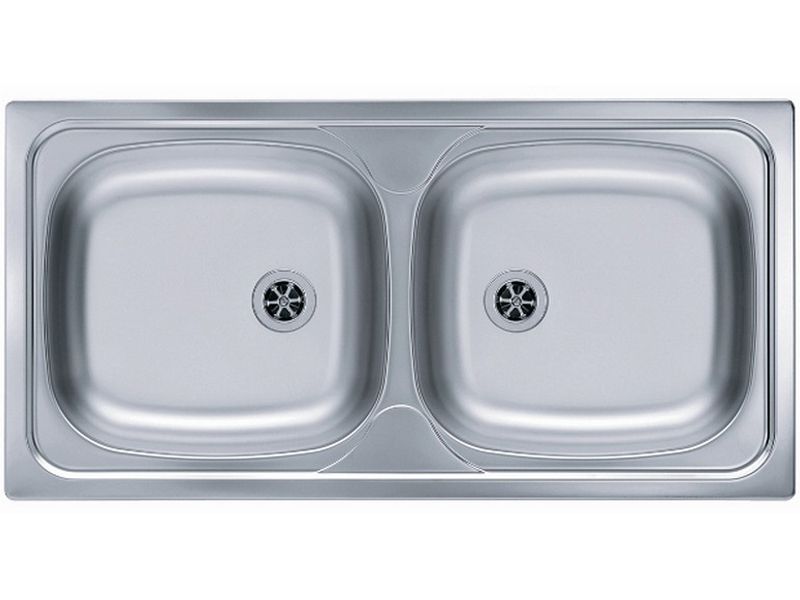 Мойка для кухни Alveus BASIC BASIC 70 1008846 86х43,5 см двойная