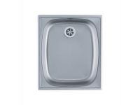 Мойка для кухни Alveus BASIC 10 1008992 в комплекте с сифоном 38х44 см схема 1