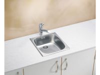 Мойка для кухни Alveus BASIC 10 1008992 в комплекте с сифоном 38х44 см схема 2