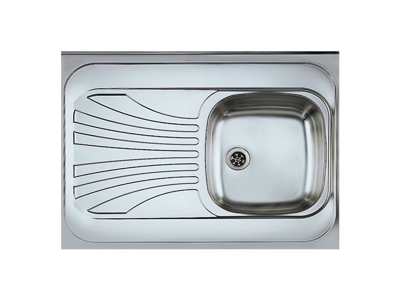 Мойка для кухни накладная Alveus CLASSIC 30 1009077 правая в комплекте сифоном с 80х60 см