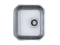 Мойка для кухни Alveus VARIANT 40 SAT-90 слив вдоль длинной стороны 34х40х18,5 см схема 1