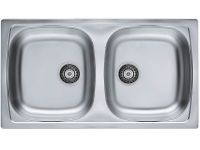 Мойка для кухни Alveus BASIC 160 LEI-90 в комплекте с сифоном 78х43,5 см схема 1