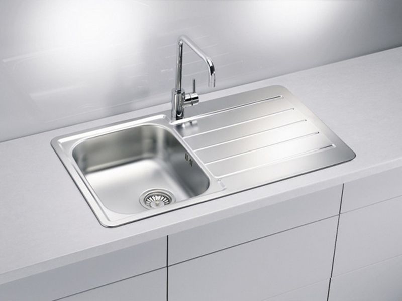 Мойка для кухни Alveus LINE 20 NAT-90 в комплекте с сифоном 86х50 см ФОТО