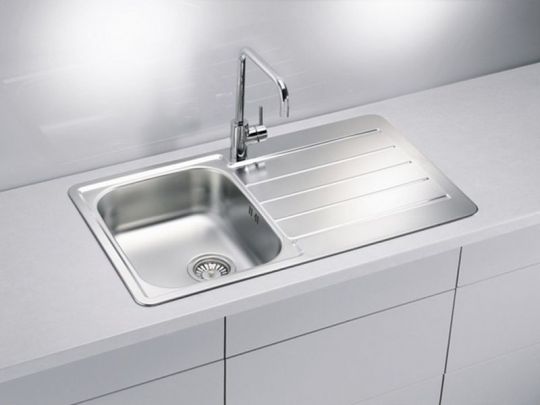 Мойка для кухни Alveus LINE 20 NAT-90 в комплекте с сифоном 86х50 см схема 2