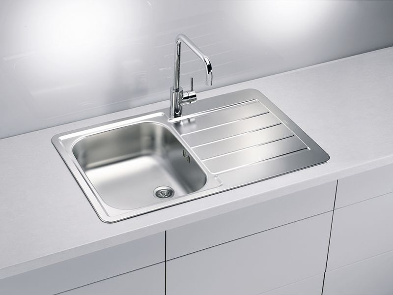 Мойка для кухни Alveus LINE 80 NAT-60 в комплекте с сифоном 79х50 см ФОТО