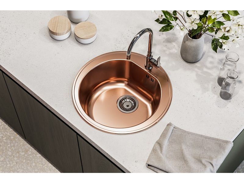 Мойка для кухни Alveus FORM MONARCH 30 FI 510 с выпуском без сифона 51х51 см ФОТО