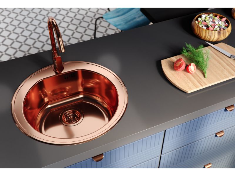 Мойка для кухни Alveus FORM MONARCH 30 FI 510 с выпуском без сифона 51х51 см ФОТО