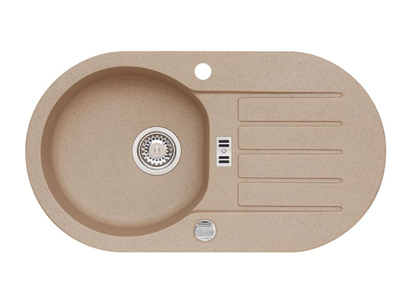 Мойка для кухни Alveus NIAGARA 40 GRANITAL с сифоном 77,5х43,5х16 см