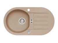 Мойка для кухни Alveus NIAGARA 40 GRANITAL с сифоном 77,5х43,5х16 см схема 1