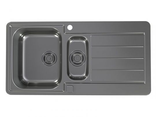 Мойка для кухни Alveus LINE MONARCH 10 с выпуском без сифона 98х50 см схема 2