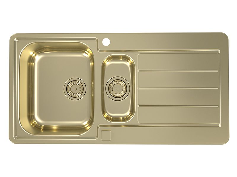 Мойка для кухни Alveus LINE MONARCH 10 с выпуском без сифона 98х50 см ФОТО