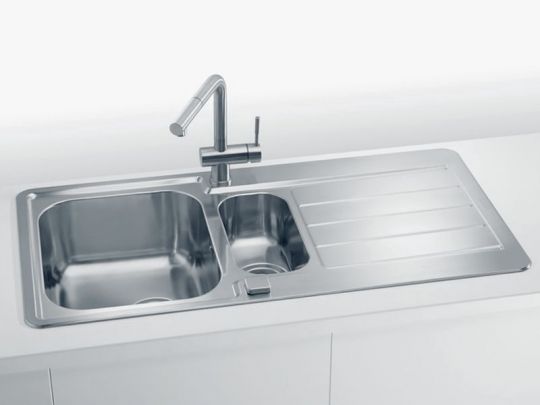 Мойка для кухни Alveus LINE MAXIM 10 SAT с сифоном 98х50 см схема 2