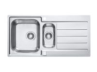 Мойка для кухни Alveus FS LINE MAXIM 10-SAT 1+1/2 в комплекте с сифоном 98,5х50,5 см схема 1