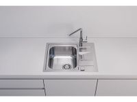 Мойка для кухни Alveus LINE MAXIM 60 FS SAT 90 в комплекте с сифоном 61,5х50,5 см схема 2