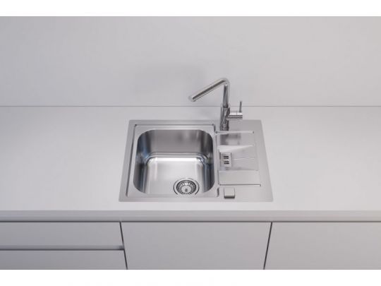 Мойка для кухни Alveus LINE MAXIM 60 FS SAT 90 в комплекте с сифоном 61,5х50,5 см схема 2