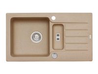 Мойка для кухни Alveus NIAGARA 70 GRANITAL 1+1/2 с сифоном 78х43,5х16 см схема 1