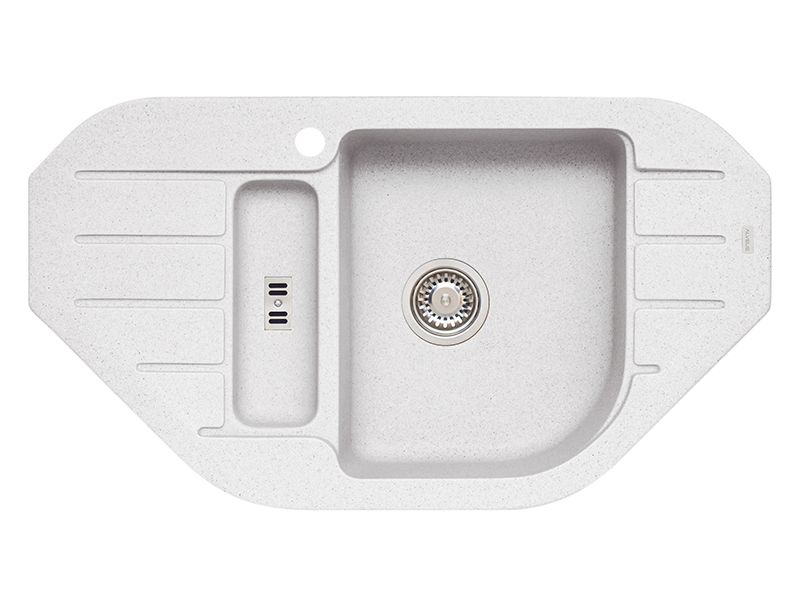 Мойка для кухни Alveus NIAGARA 60 GRANITAL с сифоном 90х50х16 см ФОТО