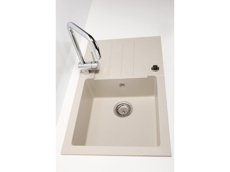 Мойка для кухни Alveus ROCK 130 GRANITAL с сифоном 78х48х18 см ФОТО