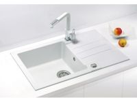 Мойка для кухни Alveus ROCK 130 GRANITAL с сифоном 78х48х18 см схема 11