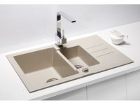 Мойка для кухни Alveus ROCK 70 GRANITAL 1+1/2 с сифоном 78х48х18 см схема 10